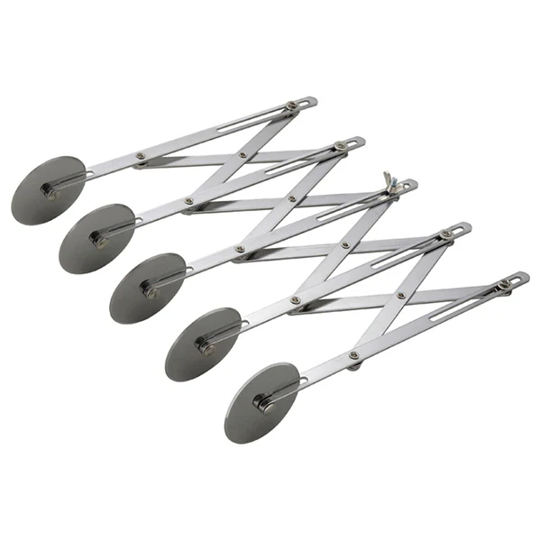 WINCO - 5 WHEEL DOUGH DIVIDERS W/ADJUSTABLE WHEELS EA