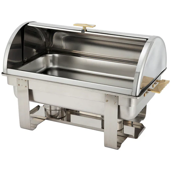 WINCO - DALLAS 8QT CHAFER ROLL TOP COVER EA