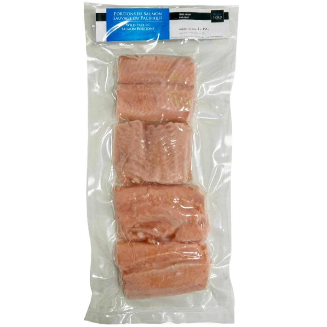 OCEANIC FISHERIES - PACIFIC SALMON LOINS 4OZ 1LB