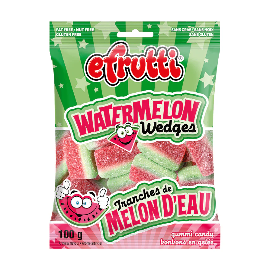 EFRUITTI - WATERMELON WEDGES GUMMY 100GR