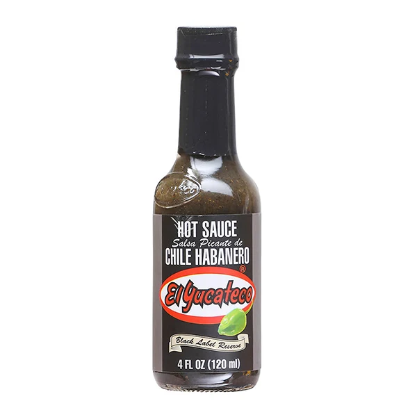EL YUCATECO - BLACK CHILE HABANERO HOT SAUCE 120ML