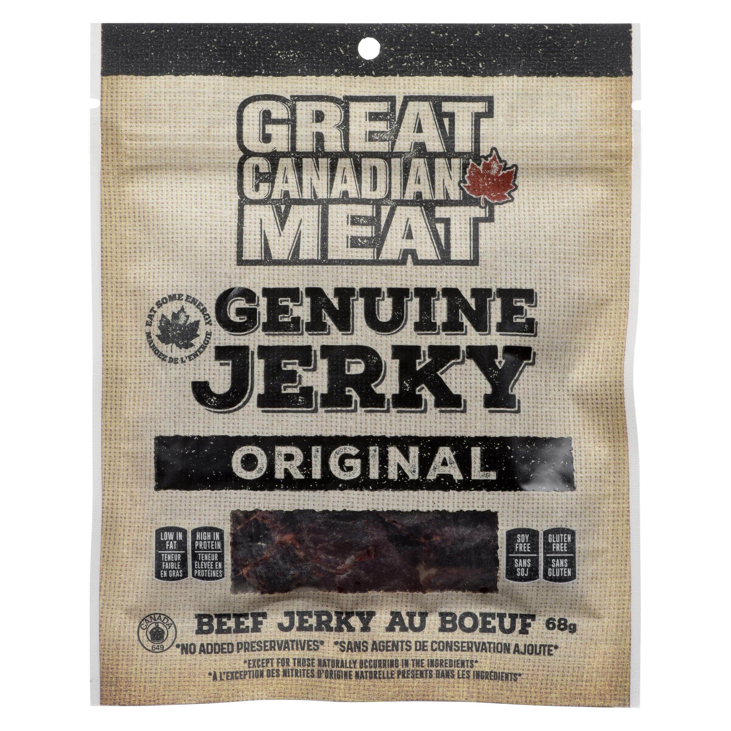 THE GREAT CANADIAN - ORIGINAL BEEF JERKY 68GR