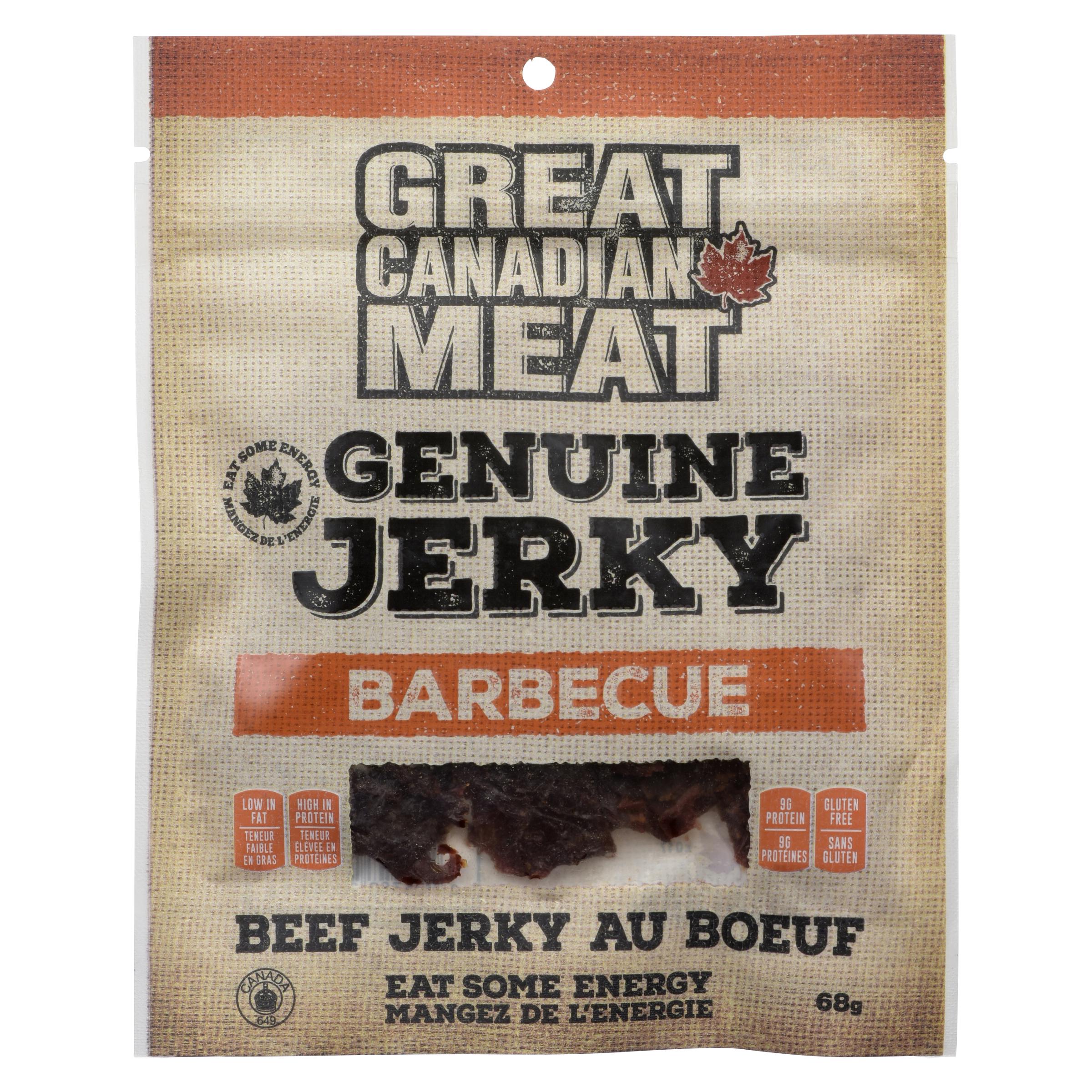 THE GREAT CANADIAN - SOUTHERN BBQ BEEF JERKY 68GR