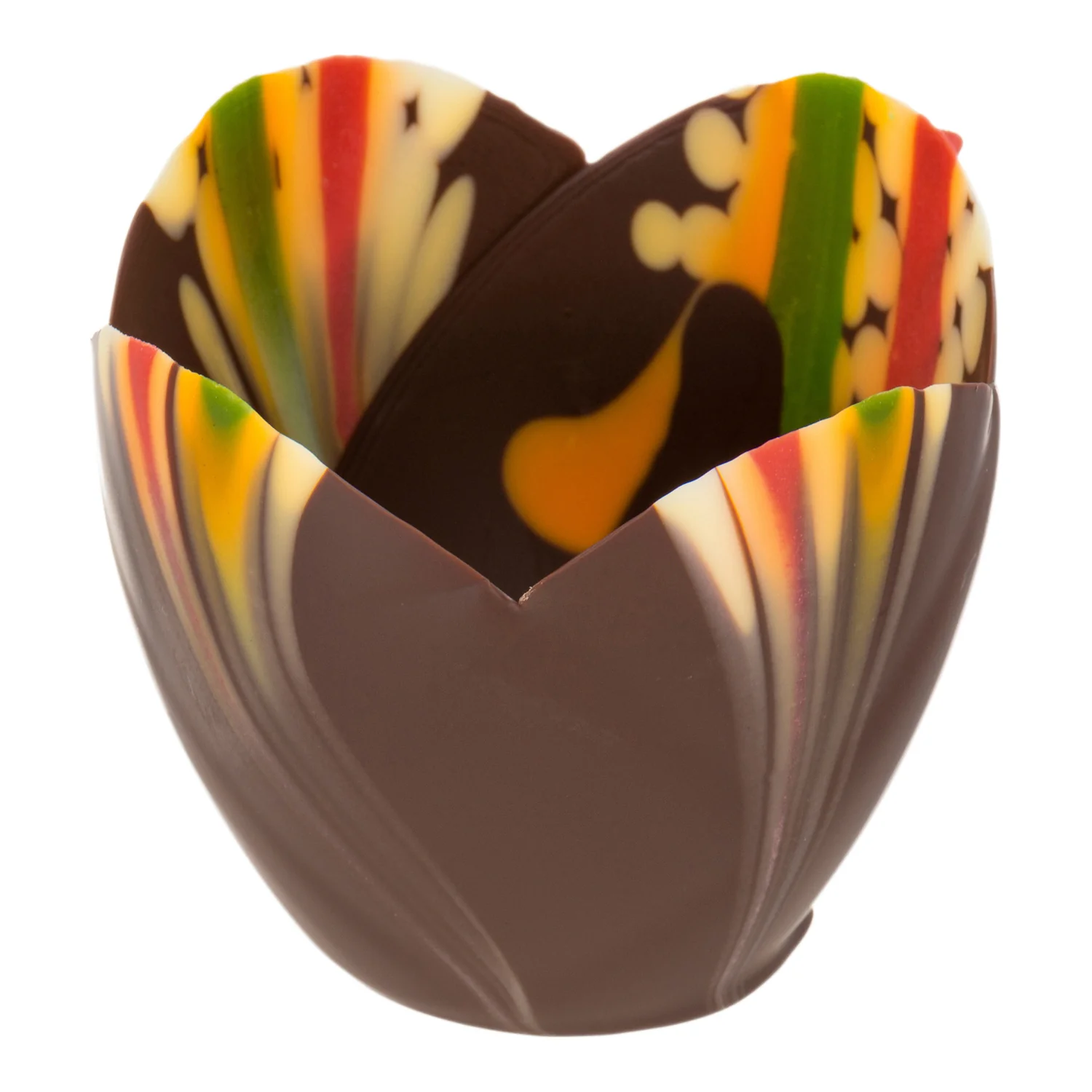 CALLEBAUT - MEDIUM PASTEL MARBLED CUPS 36EA