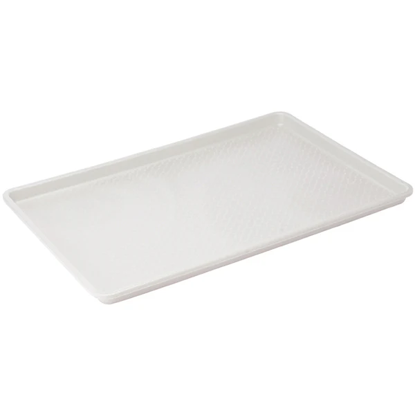 WINCO - 18" X 26" PLASTIC TRAY WHITE (NFT) EA