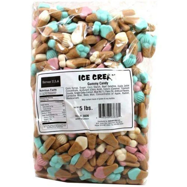 SCHOLTENS - GUMMY ICECREAM CONES 2.27KG