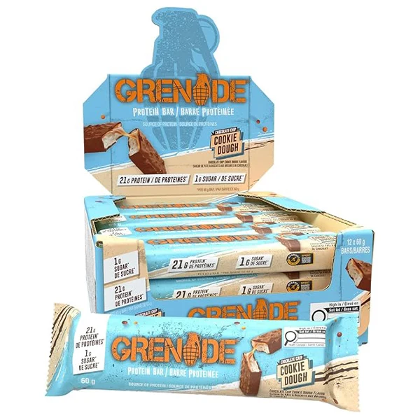GRENADE - PROTEIN BAR CHOCOLATE CHIP COOKIE DOUGH 12x60 GR