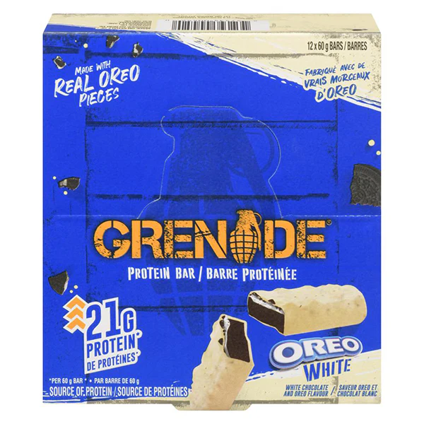 GRENADE - PROTEIN BAR WHITE OREO 12x60 GR
