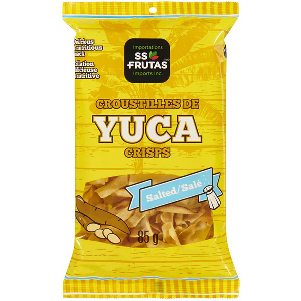 SS FRUTAS - YUCA CRISPS SALTED 12x85 GR