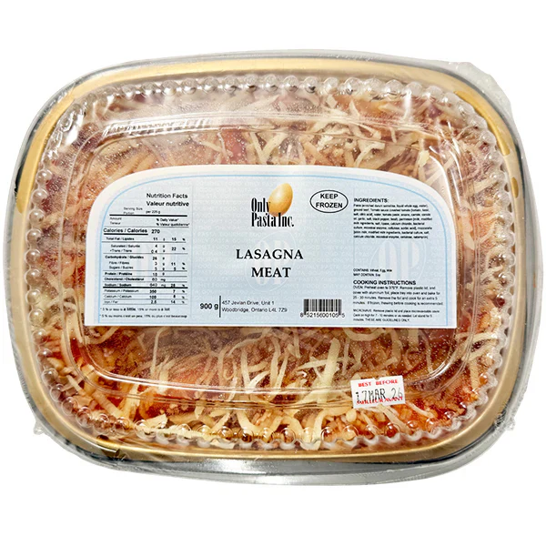 ONLY PASTA - MEAT LASAGNA 6x900 GR