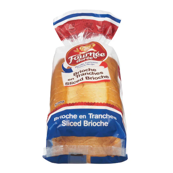 LA FOURNE DOREE - BRIOCHE SLICED 12x500 GR