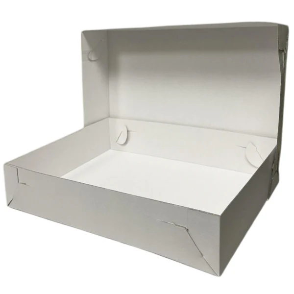 Q INNOVATIVE - FULL SLAB CORRUGATED DESERT BOX 25.5x17.75x4 IN 25 CT
