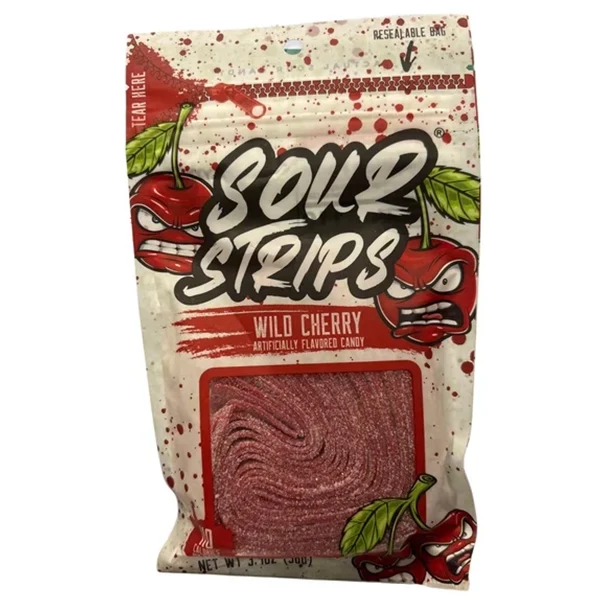 SOUR STRIPS - WILD CHERRY 96GR