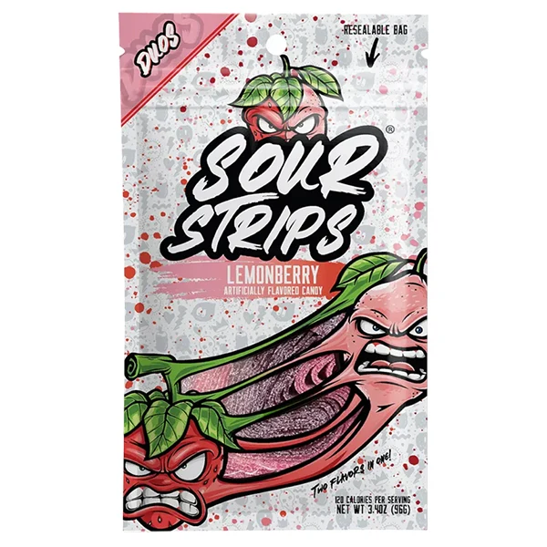 SOUR STRIPS - LEMON BERRY 96GR