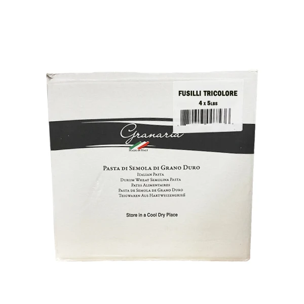 GRANARIA - TRI COLOUR FUSILLI 4 X 5 LB