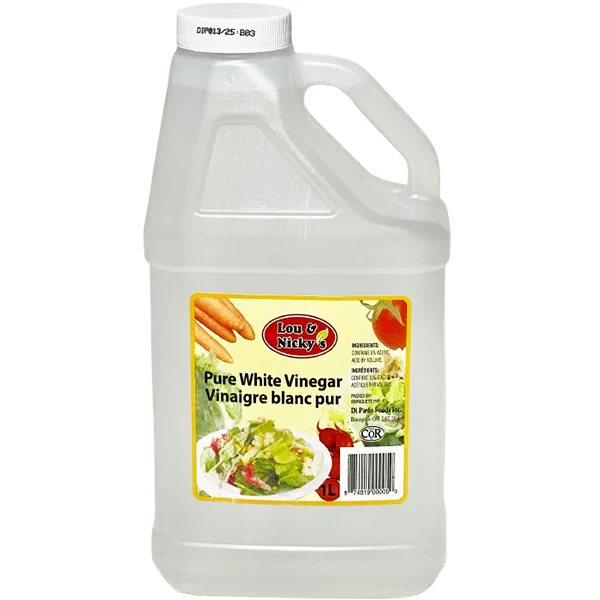 LOU AND NICKYS - PURE WHITE VINEGAR 1LT