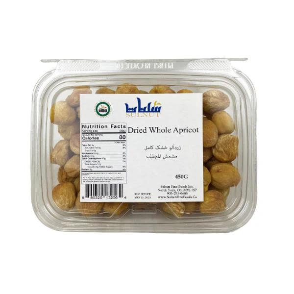 SULTAN - DRIED WHOLE APRICOT 450GR