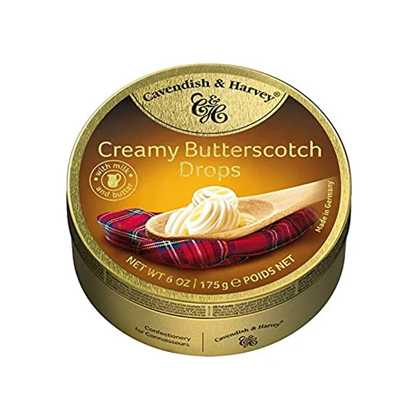 CAVENDISH & HARVEY - BUTTERSCOTCH CANDY CARAMELS 175GR