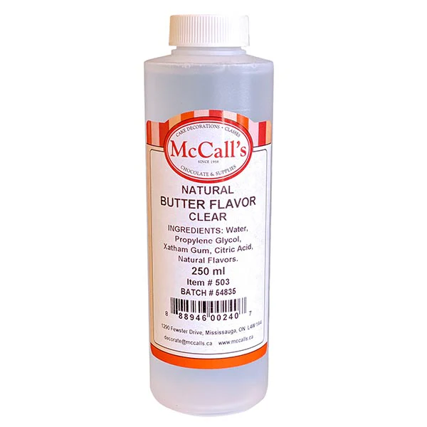 MCCALLS - CLEAR BUTTER FLAVOR 250ML