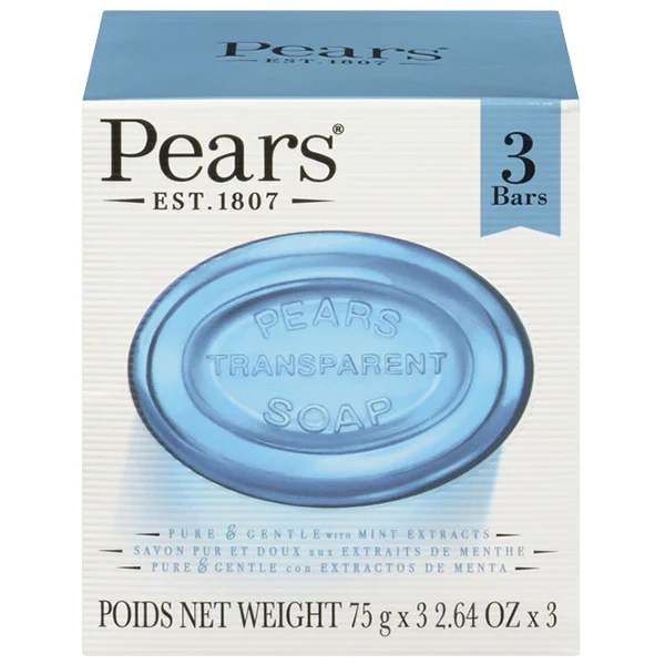 PEARS - TRANSPARENT SOAP 3x75 G