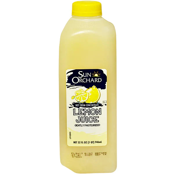 SUN ORCHARD - LEMON JUICE 6x1 LT