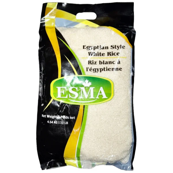 ESMA - EGYPTIAN STYLE WHITE RICE 5x10 LBS