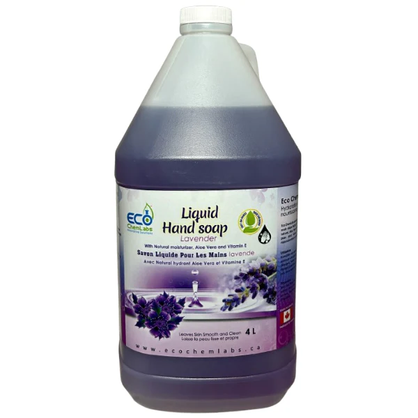 LOCANZ-ECO - L-ECO LIQUID HAND SOAP LAVENDER 4x4 LT