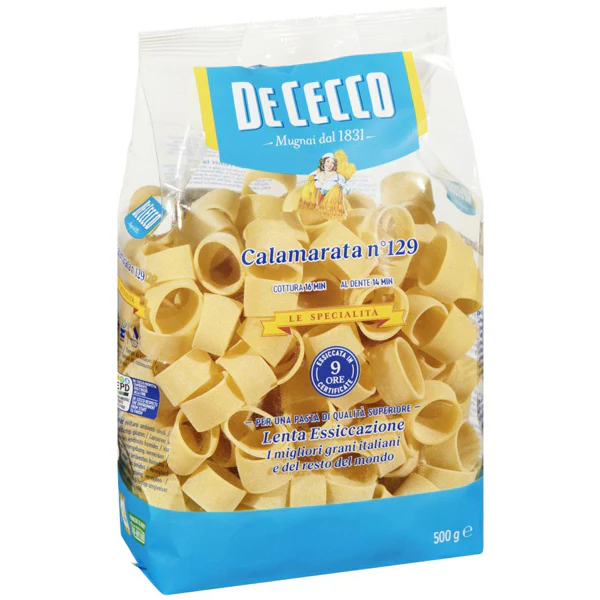 DE CECCO - #129 CALAMARATA 12x500 GR