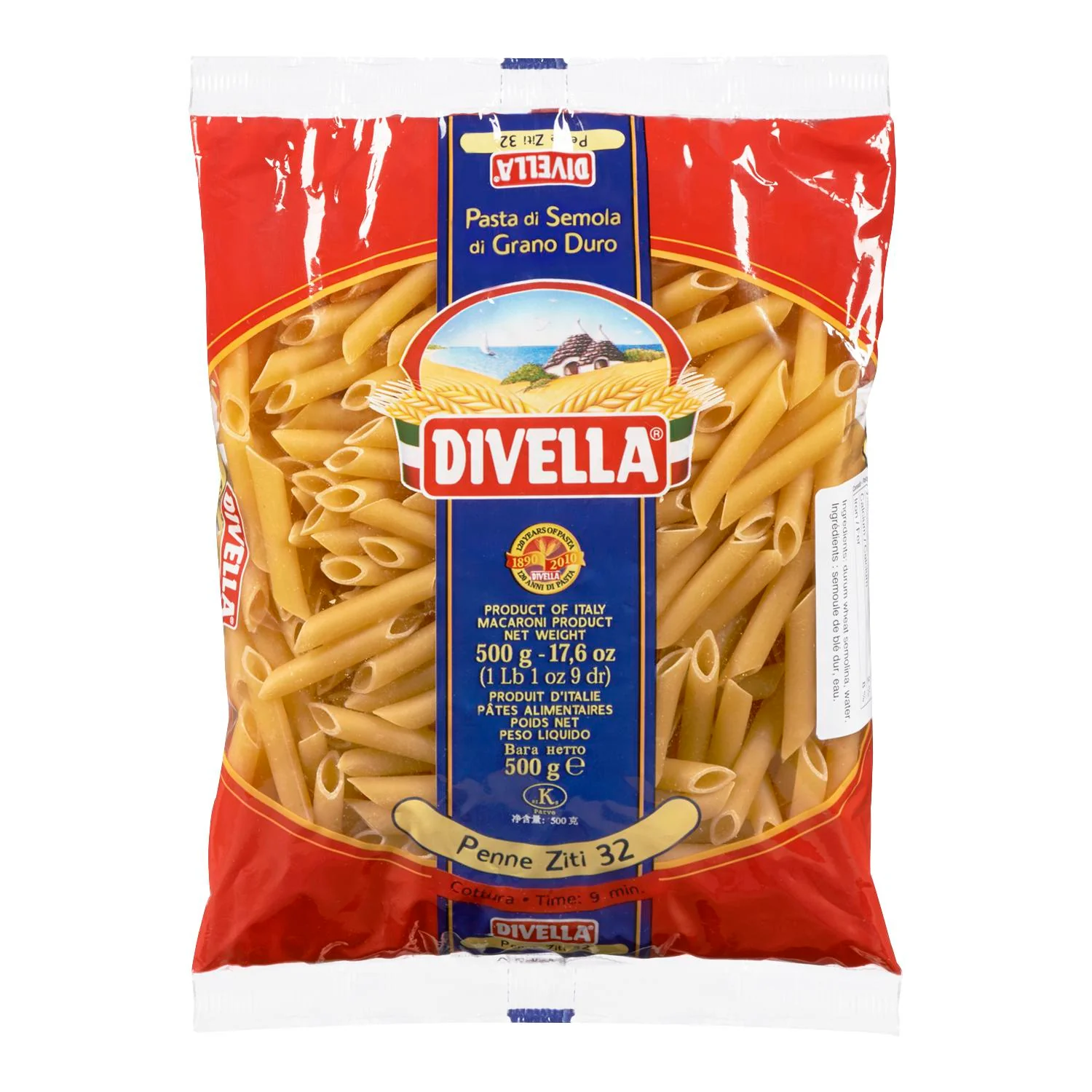 DIVELLA - PENNE LISCE#32 24x500 GR