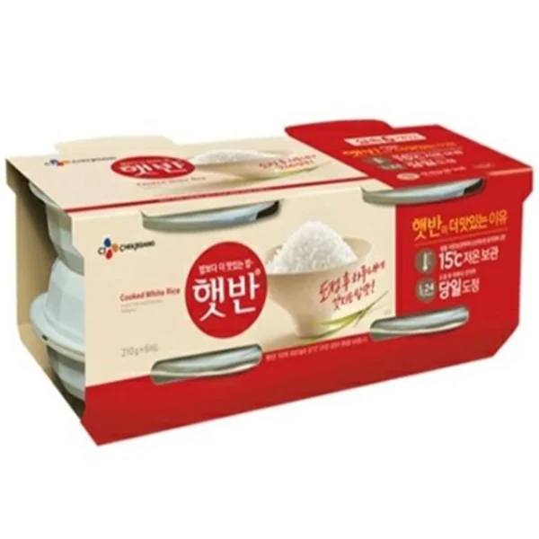CJ - COOKED WHITE RICE BUNDLE 6x210 GR