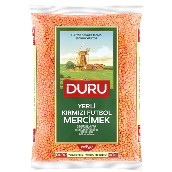 DURU - ROUND RED LENTILS 10x1 KG
