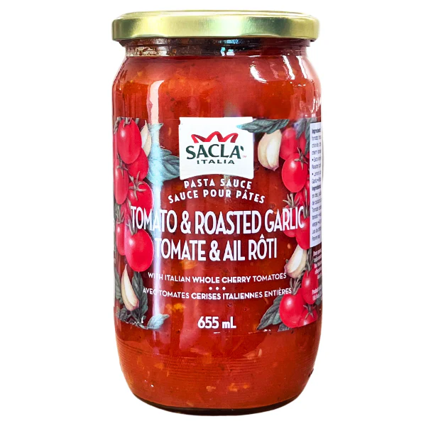 SACLA - TOMATO ROAST GARLIC SAUCE 6x655 ML