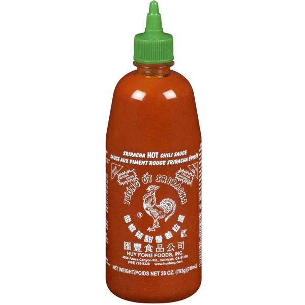 HUY FONG - SRIRACHA HOT CHILI SAUCE 12x714 ML