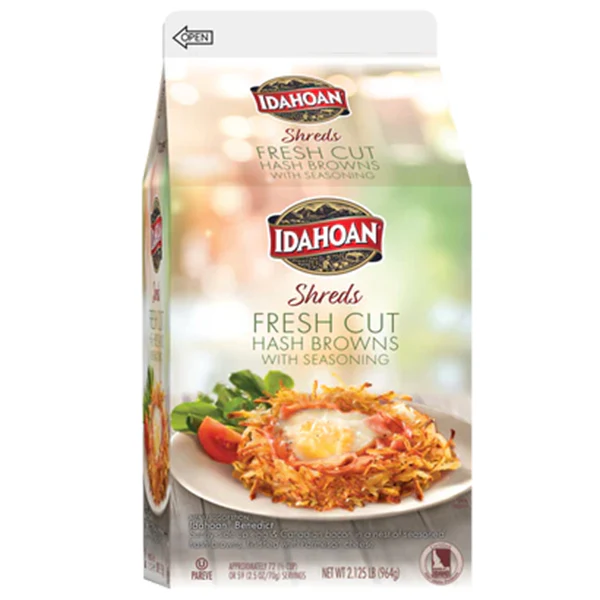 IDAHOAN - HASHBROWNS FRESH CUT 6x964 GR