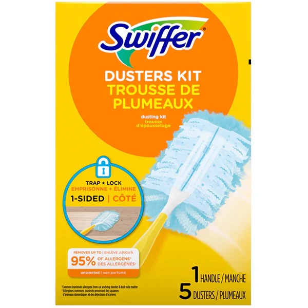 SWIFFER - DUSTER KIT 1HANDLE AND 5REFILLS 6x1 UN