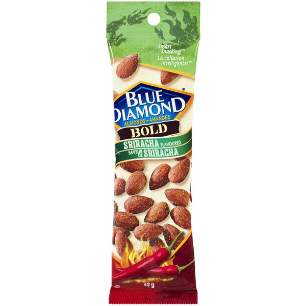 BLUE DIAMOND - ALMONDS SRIRACHA 12x12x43 GR