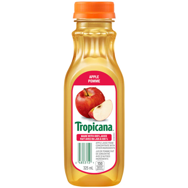 TROPICANA - APPLE JUICE 12x325 ML