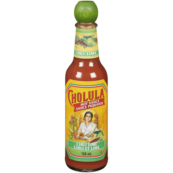 CHOLULA - HOT SAUCE CHILI LIME 12x150 ML