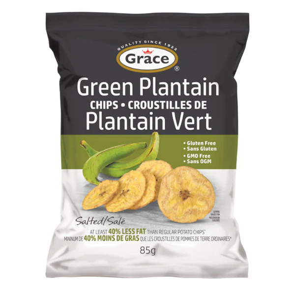 GRACE - GREEN PLANTAIN CHIPS 24x85 GR
