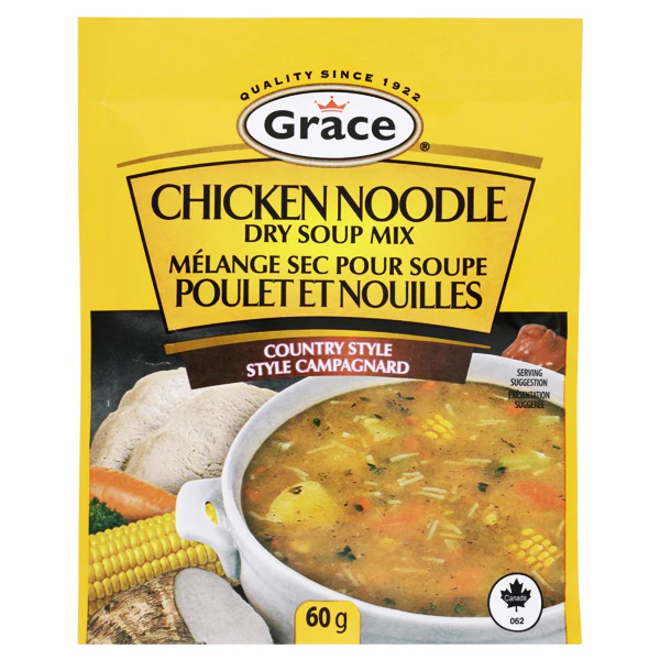 GRACE - CHICKEN NOODLE 12X60GR