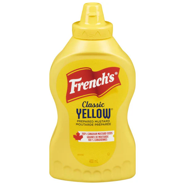 FRENCH'S - YELLOW MUSTARD 16x400ML