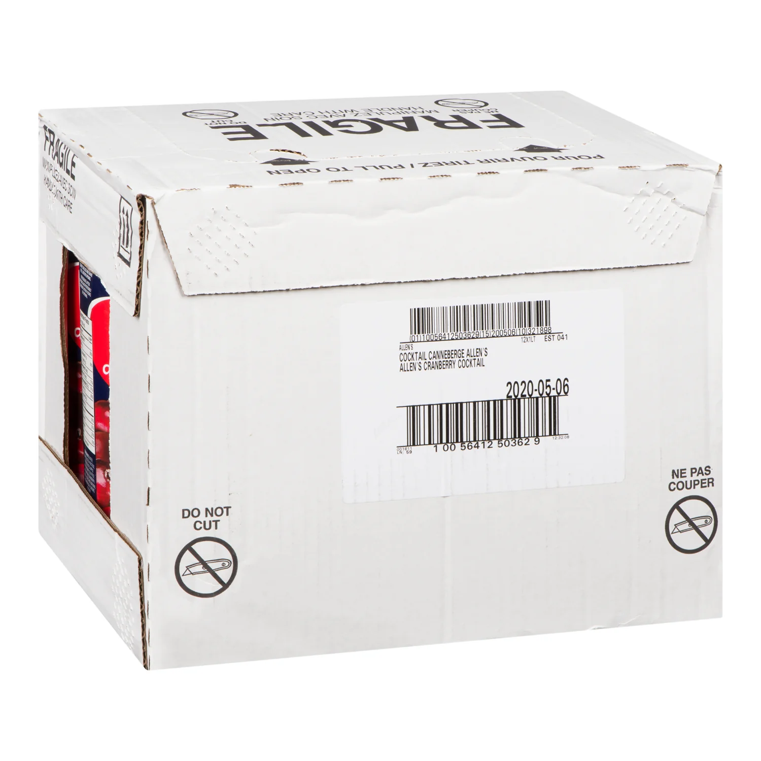 ALLENS - TETRA CRANBERRY COCKTAIL 12x1 LT
