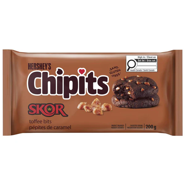 HERSHEY - CHIPITS SKOR BITS 18x200 GR