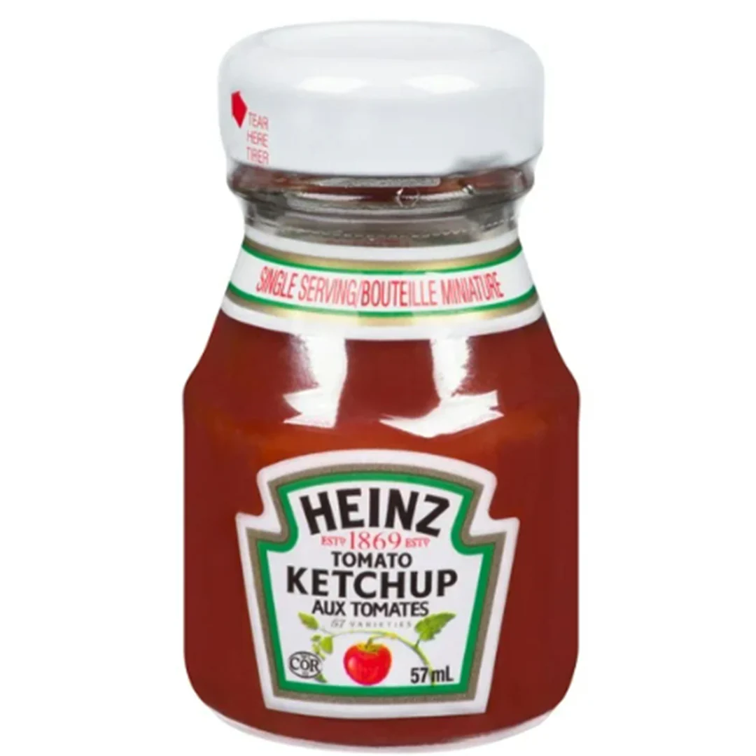 HEINZ - KETCHUP MINIATURES GLASS 60x57 ML