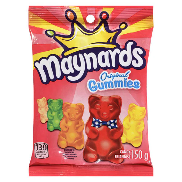 MAYNARDS - ORIGINAL GUMMIES 12x150 GR
