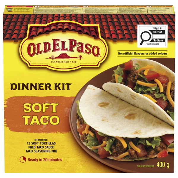 OLD EL PASO - HARD & SOFT TACO 12x379 GR