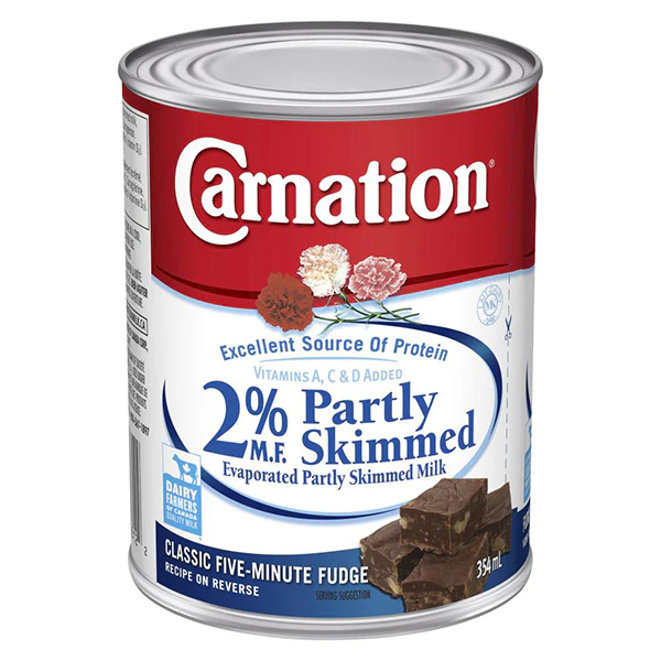 CARNATION - 2% EVAPORATED P/SKIM MILK 24x354 ML
