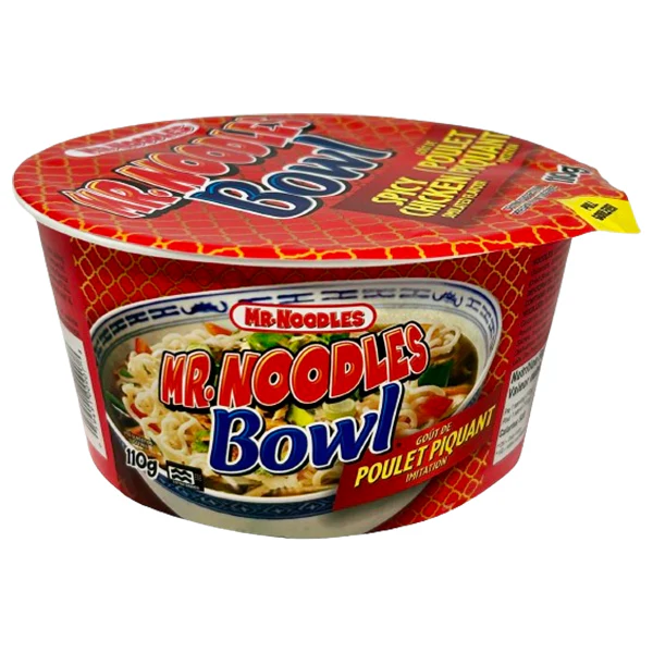 MR NOODLES - SPICY CHICKEN BIG BOWL 12x110 GR
