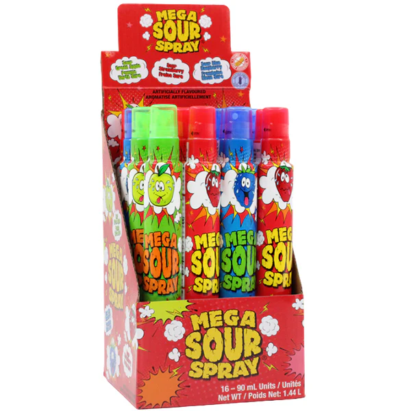 EXCLUSIVE - MEGA SOUR SPRAY 6x16x90 ML