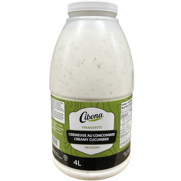 CIBONA - CREAMY CUCUMBER DRESSING 2x4LT